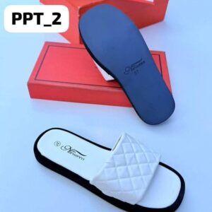 Ladies White Slip Ons(37-41)