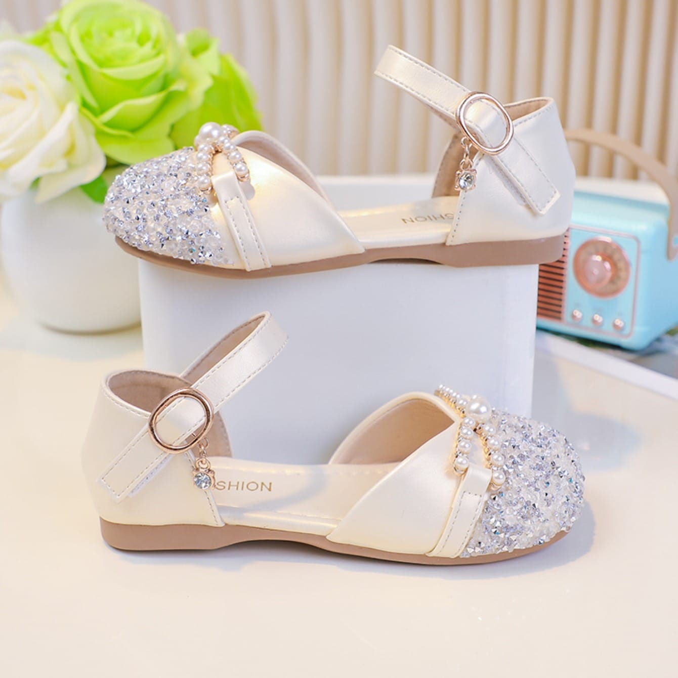 Girls Glitter Shoes(24-34) - Image 2
