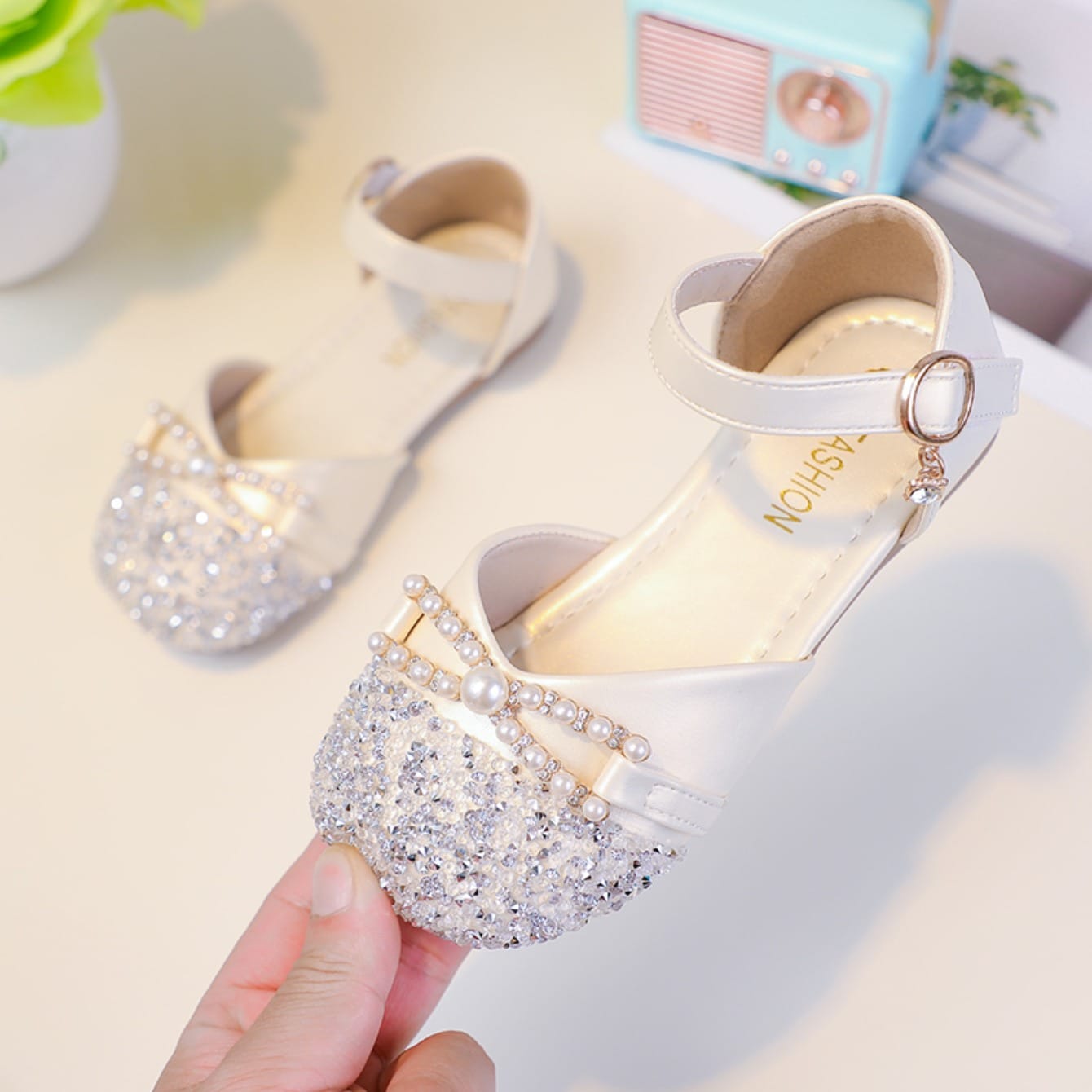 Girls Glitter Shoes(24-34) - Image 4
