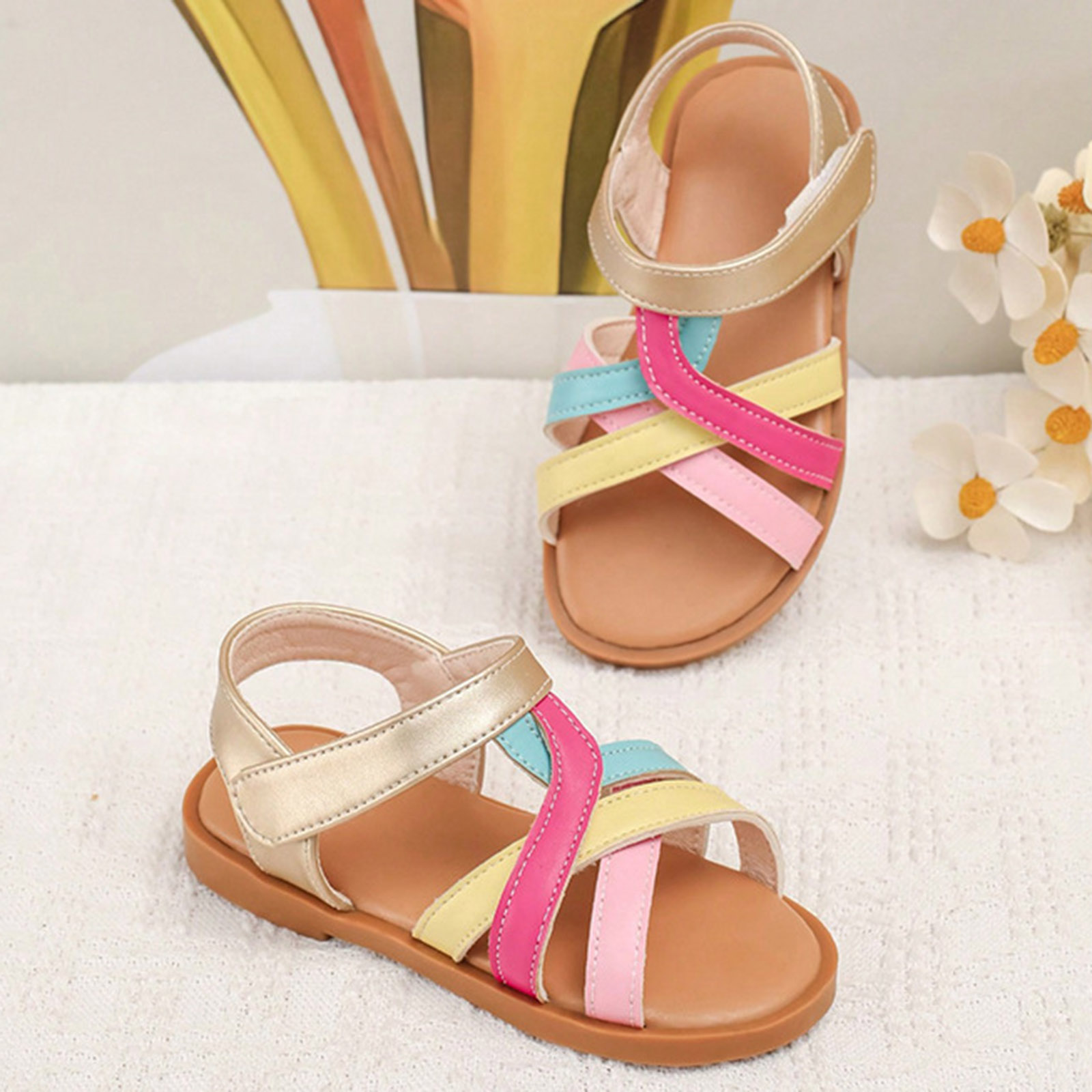 Girls Colourful Summer Sandals